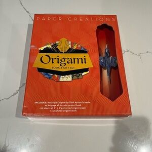 Origami Book & Gift Set with Red Box